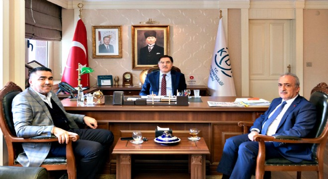 Rektör Çomaklı'dan KDK Başdenetçisi Malkoç'a ziyaret 